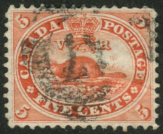 0015CA2604 - Canada #15 - 4-Ring Numeral Cancel '17'