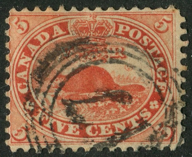 0015CA2604 - Canada #15 - 4-Ring Numeral Cancel '17'