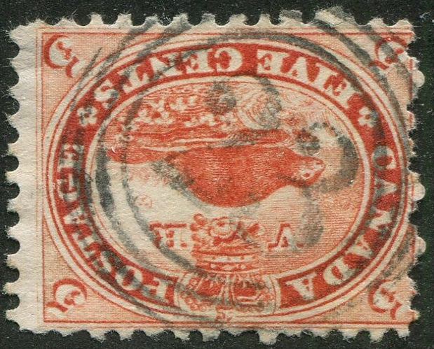 0015CA2604 - Canada #15 - 4-Ring Numeral Cancel '23'
