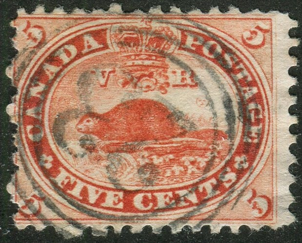 0015CA2604 - Canada #15 - 4-Ring Numeral Cancel '23'