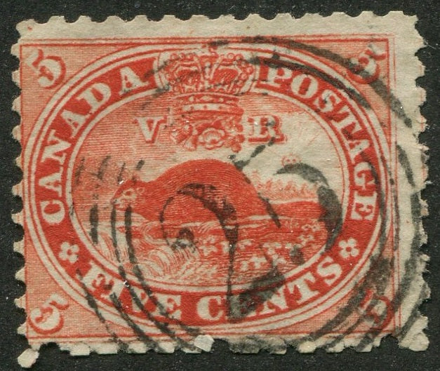 0015CA2604 - Canada #15 - 4-Ring Numeral Cancel '25'