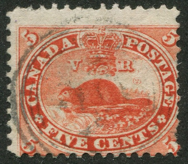 0015CA2510 - Canada #15, 4 Ring Numeral Cancel &#39;29&#39;