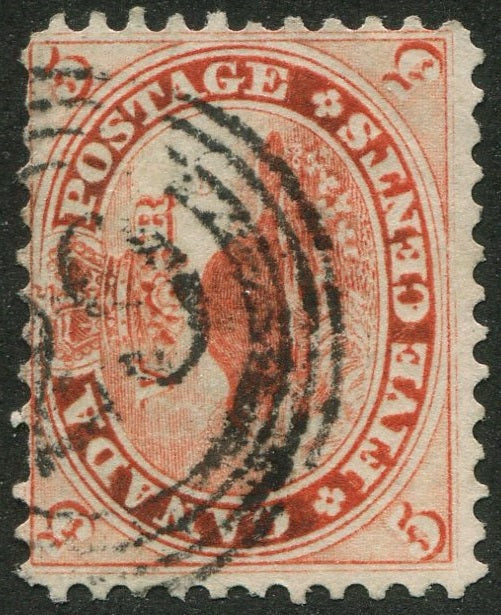 0015CA2604 - Canada #15 - 4-Ring Numeral Cancel '29'