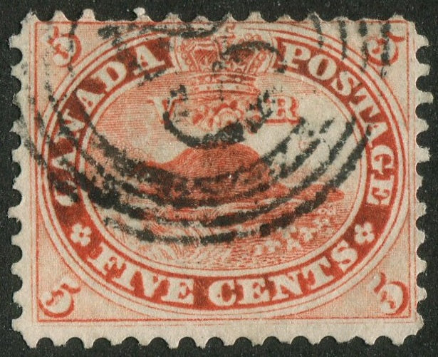 0015CA2604 - Canada #15 - 4-Ring Numeral Cancel '29'