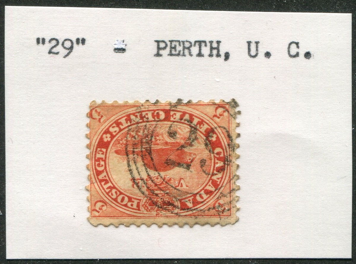 0015CA2404 - Canada #15 - 4-Ring Numeral Cancel &#39;29&#39;