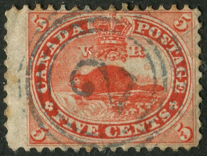 0015CA2604 - Canada #15 - 4-Ring Numeral Cancel '2'