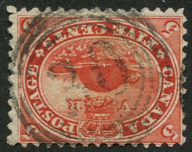 0015CA2604 - Canada #15 - 4-Ring Numeral Cancel '30'