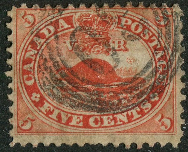 0015CA2604 - Canada #15 - 4-Ring Numeral Cancel '30'