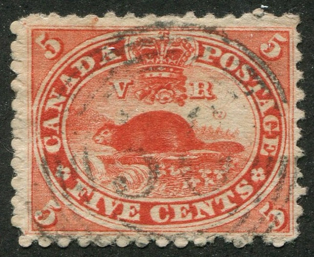 0015CA2404 - Canada #15 - 4-Ring Numeral Cancel &#39;36&#39;