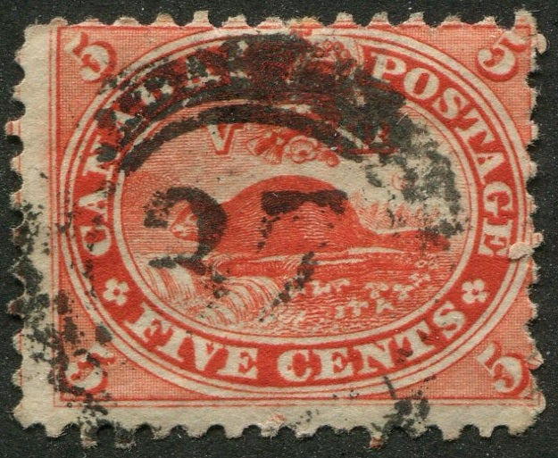 0015CA2604 - Canada #15 - 4-Ring Numeral Cancel '37'