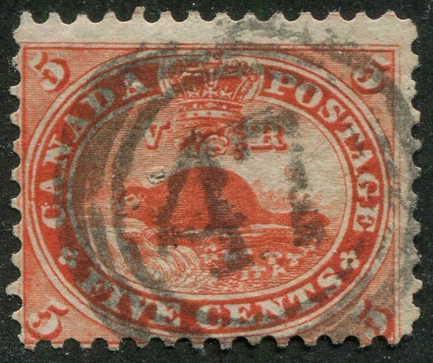 0015CA2604 - Canada #15 - 4-Ring Numeral Cancel '47'
