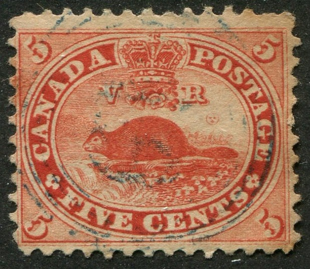 0015CA2504 - Canada #15 - 4-Ring Numeral Cancel &#39;49&#39;