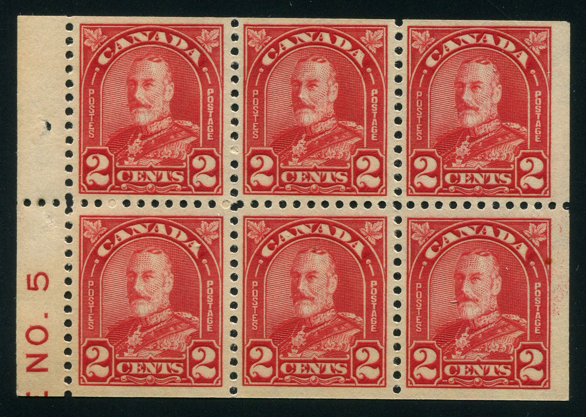 0165CA2503 - Canada #165biii - Mint Booklet Pane