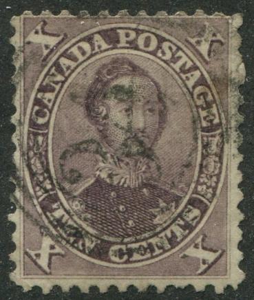 0017CA2608 - Canada #17 - 4-Ring Numeral Cancel '34'