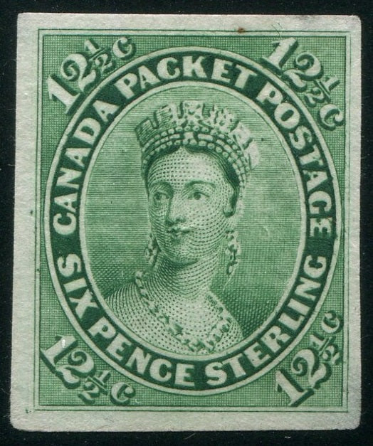 0018CA2506 - Canada #18TC - Trial Colour Plate Proof, w/Certificate