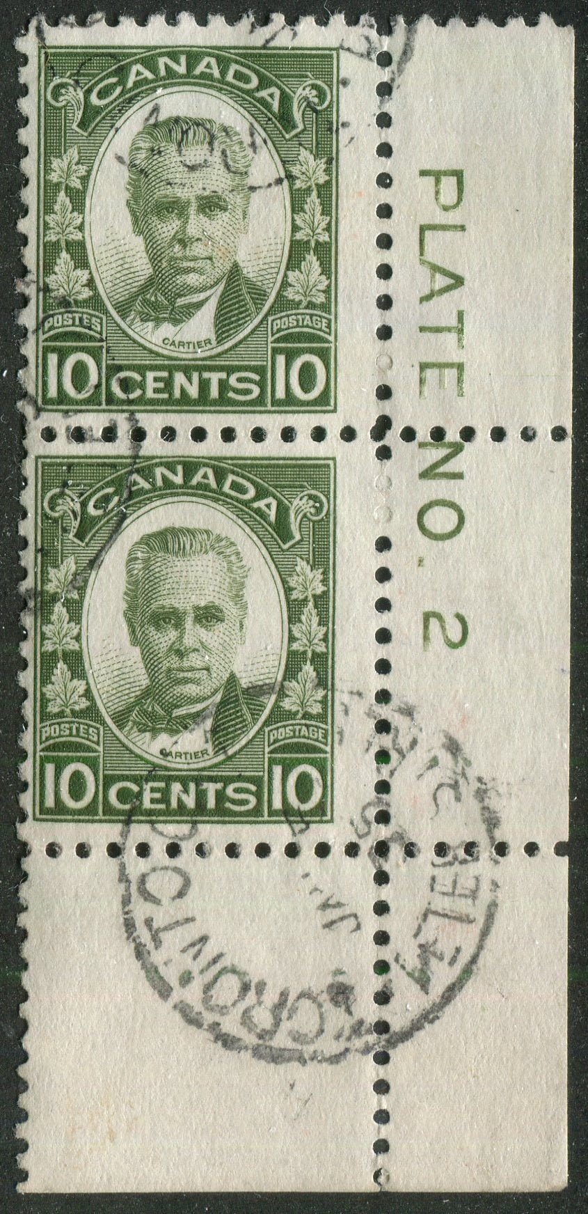 0190CA2604 - Canada #190 Plate Pair