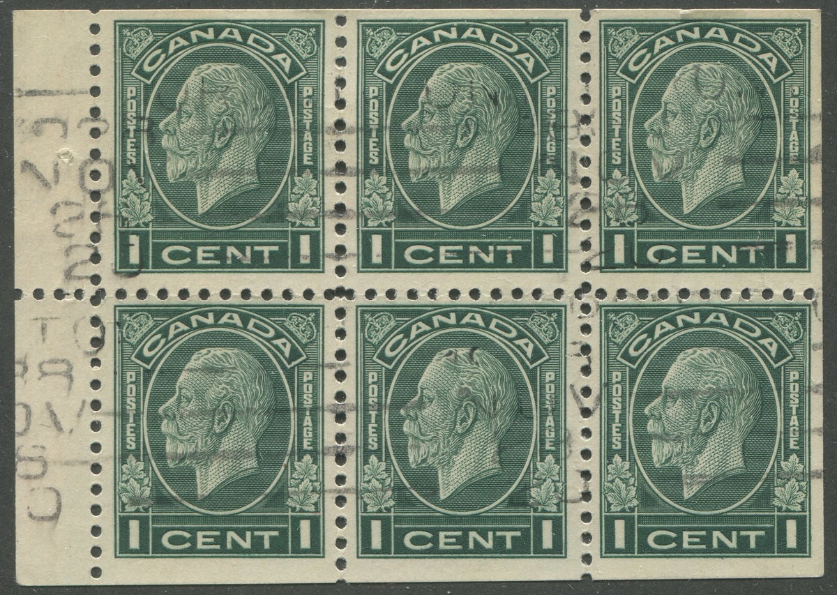 0195CA2305 - Canada #195b Used Booklet Pane