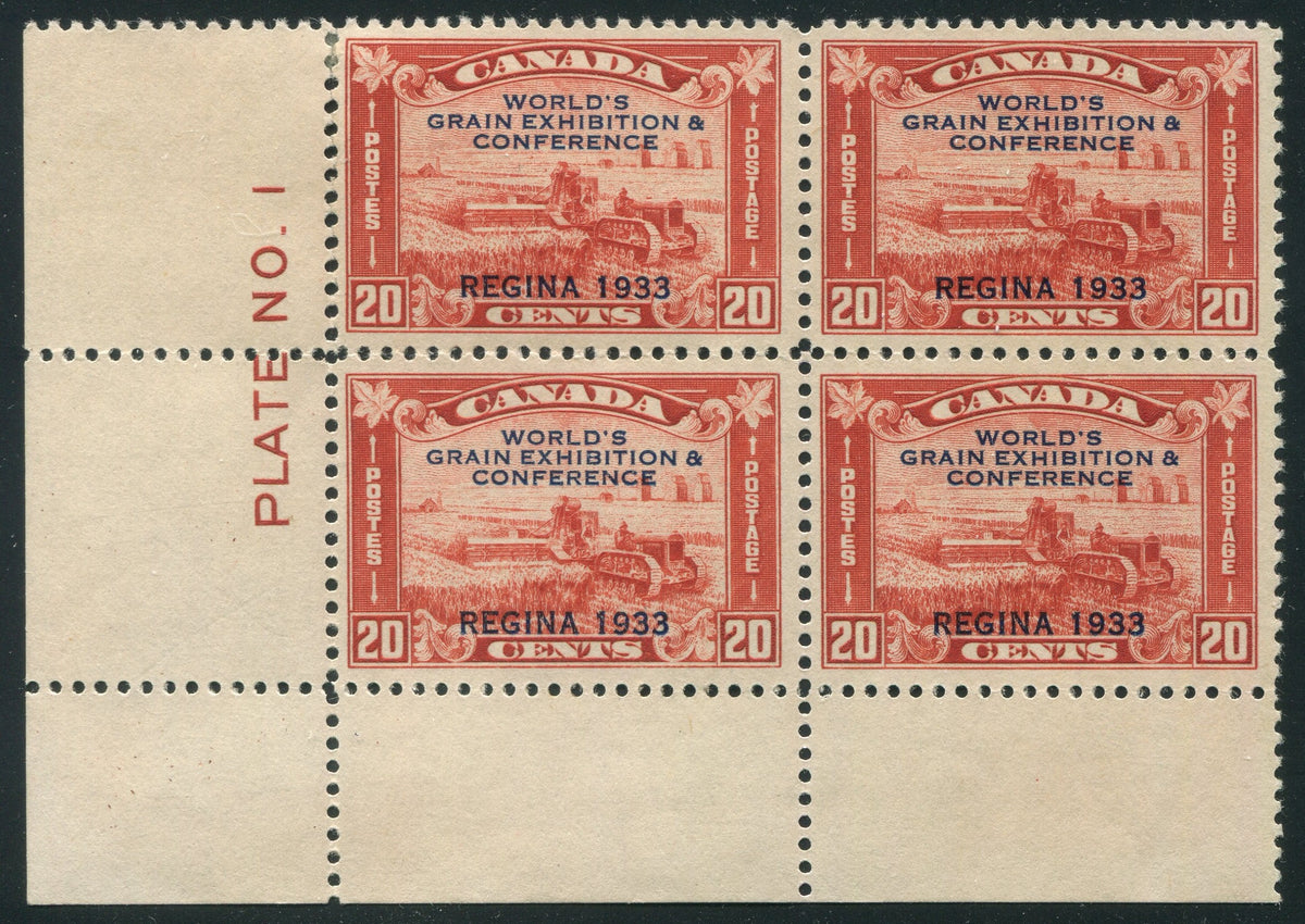 0203CA2604 - Canada #203 Plate Block