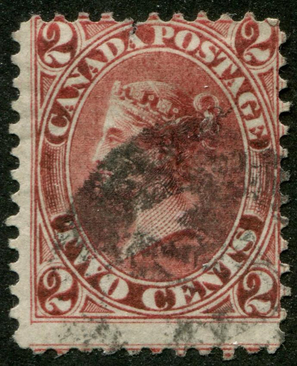 Canada #20iii - Used Engraver's Slip - Deveney Stamps
