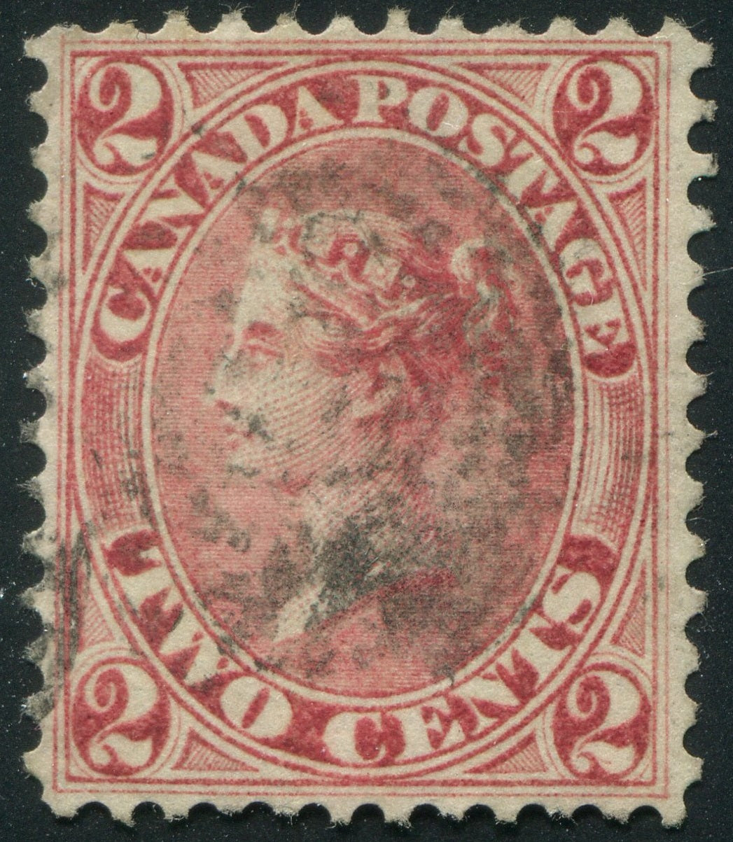 0020CA2608 - Canada #20v - Used 'Dash in 2' Variety