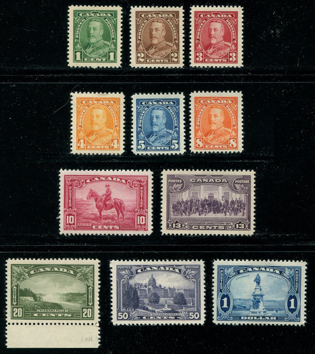 0217CA2506 - Canada #217-227 Set