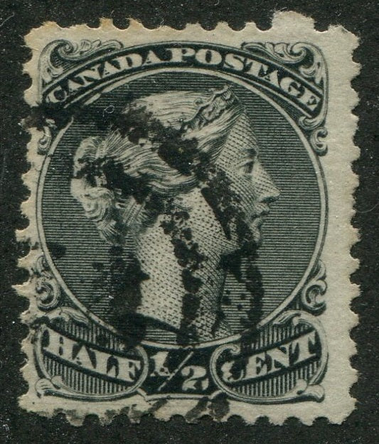 0021CA2609 - Canada #21 - 2-Ring Numeral Cancel '12'