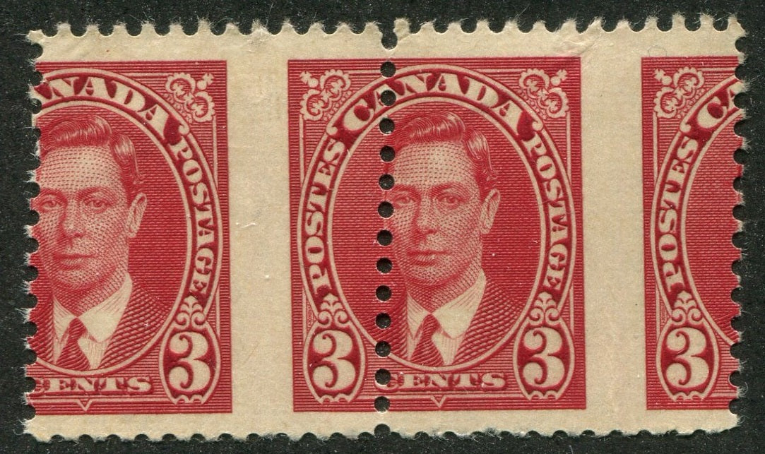 0233CA2609 - Canada #233 - Mint Misperf Pair