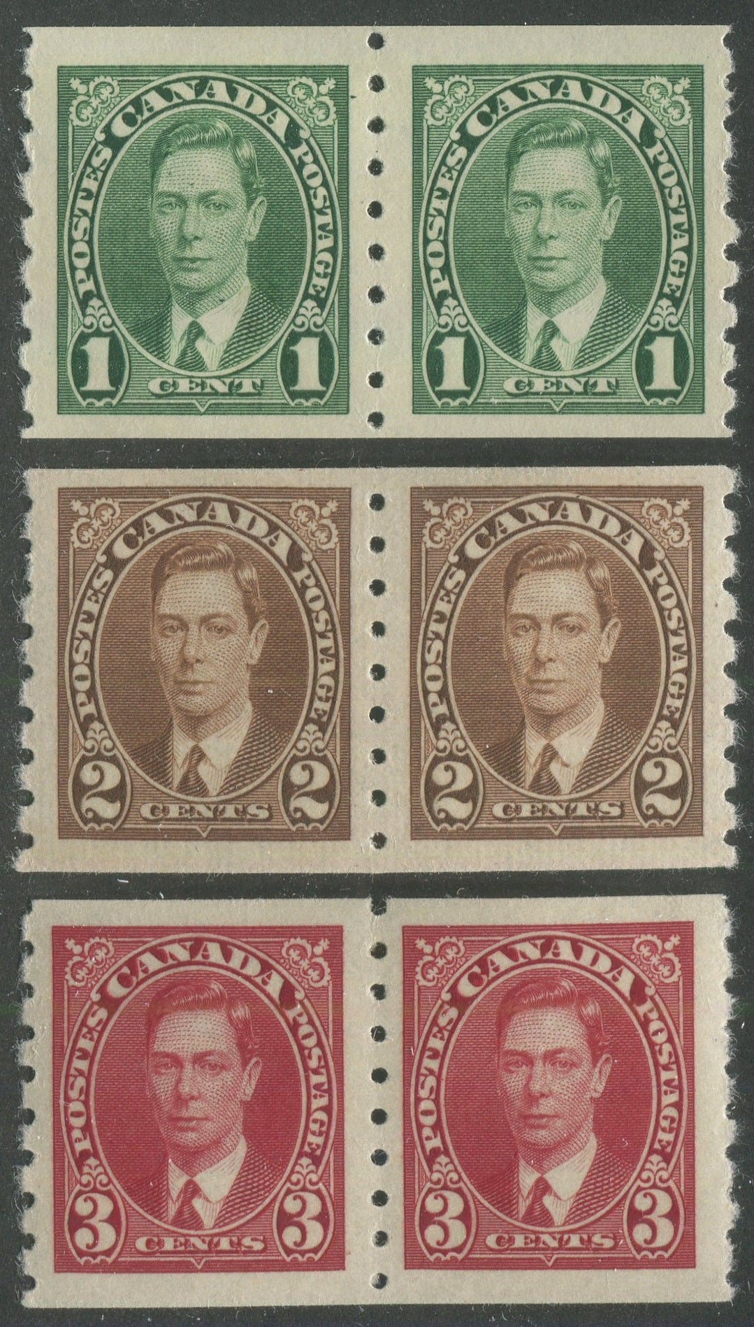0238CA2510 - Canada #238-240 Pair Set