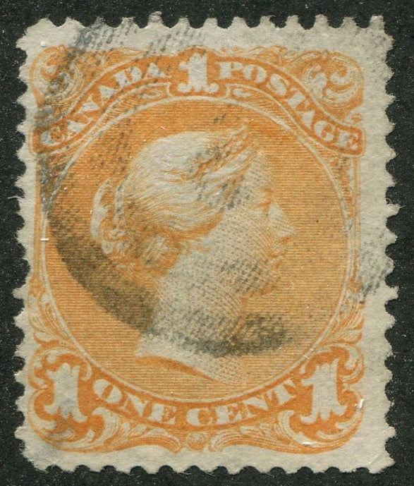 0023CA2609 - Canada #23 - 2-Ring Numeral Cancel '2'