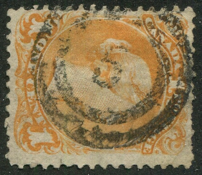 0023CA2604 - Canada #23 - 2-Ring Numeral Cancel '5'