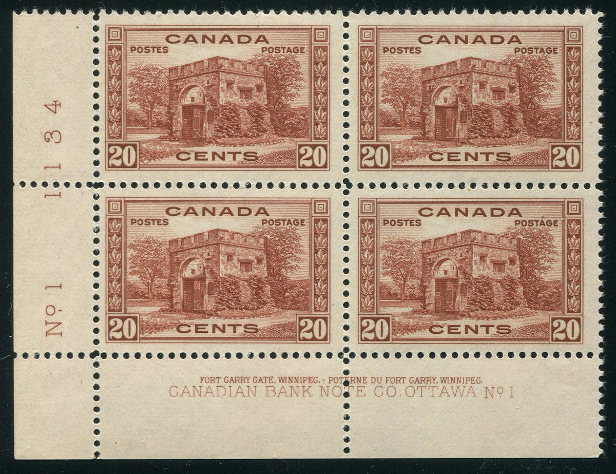 0243CA2601 - Canada #243 Plate Block