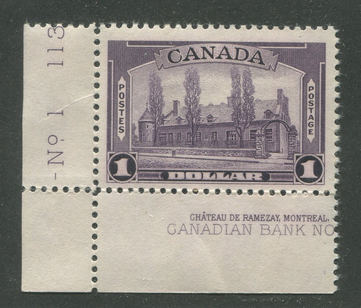 0245CA2306 - Canada #245 Plate Single