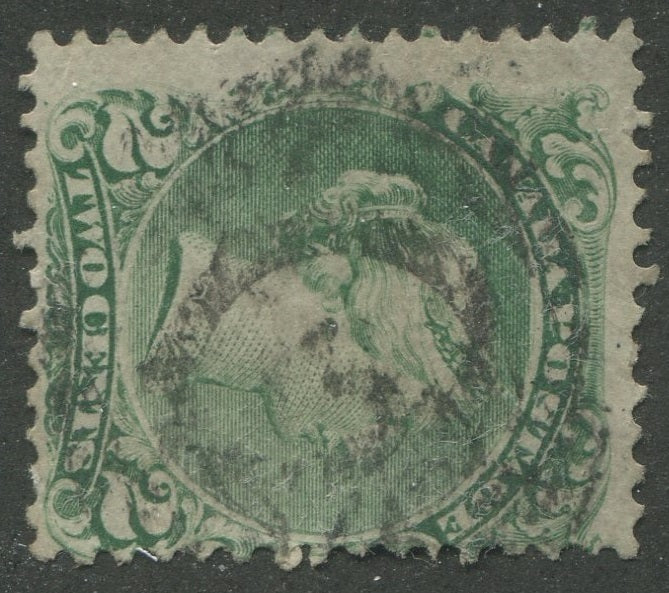 0024CA2404 - Canada #24 - 2-Ring Numeral Cancel &#39;3&#39;