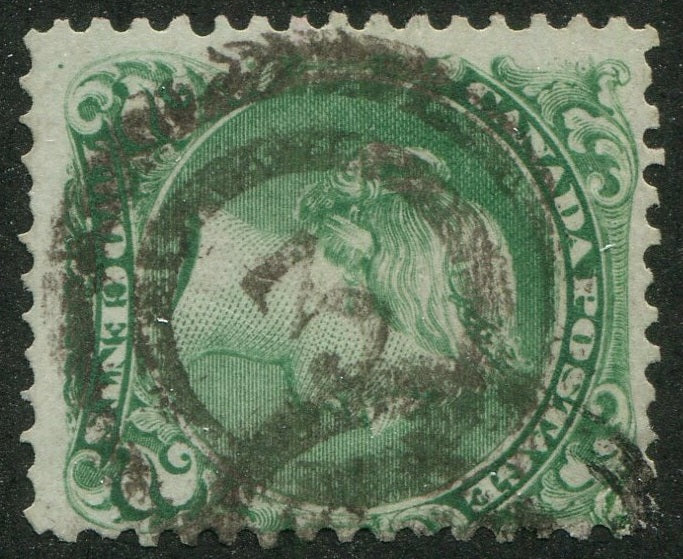 0024CA2609 - Canada #24 - 2-Ring Numeral Cancel '3'