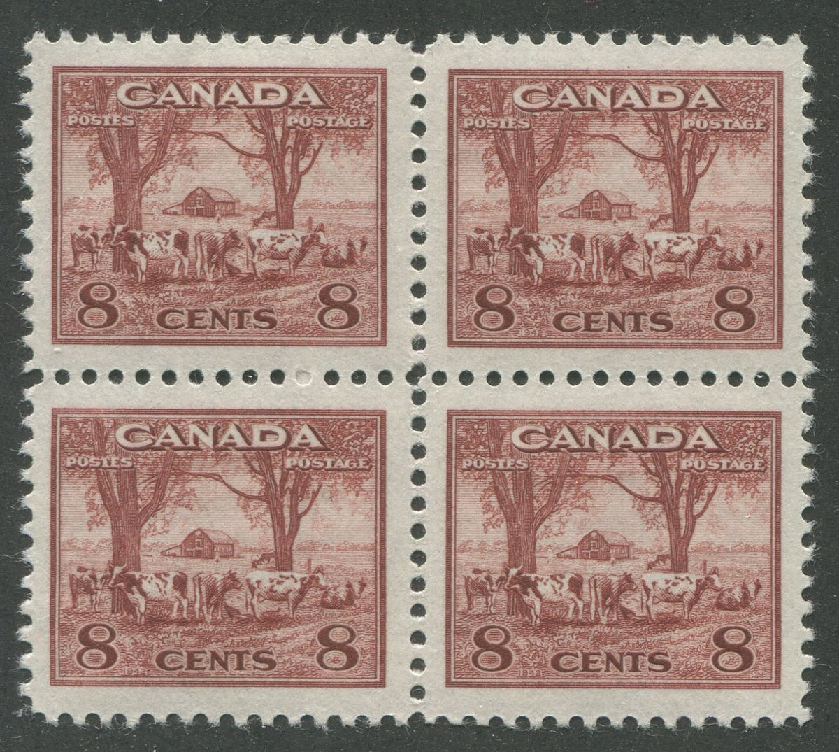 0256CA2403 - Canada #256 Block of 4