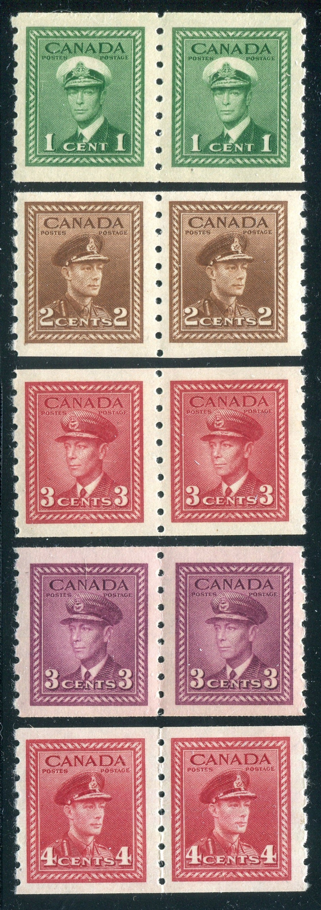 0263CA2502 - Canada #263-267 Pair Set