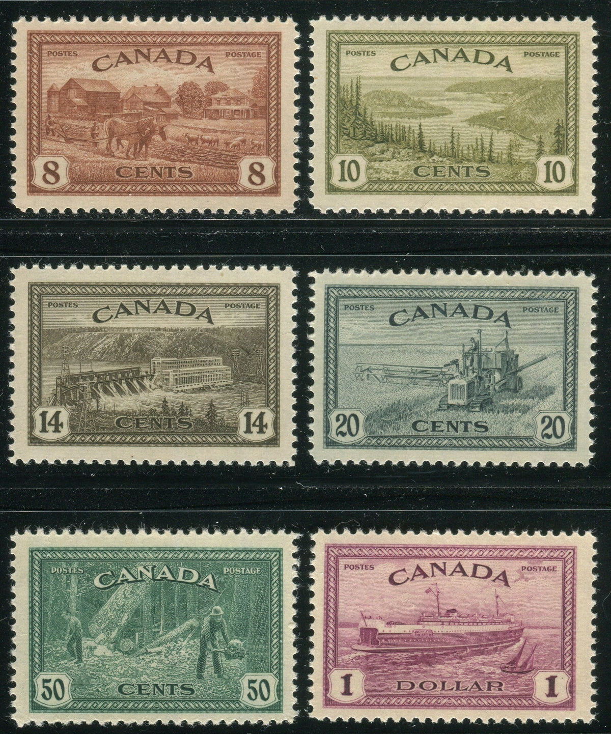0268CA2603 - Canada #268-273 Set