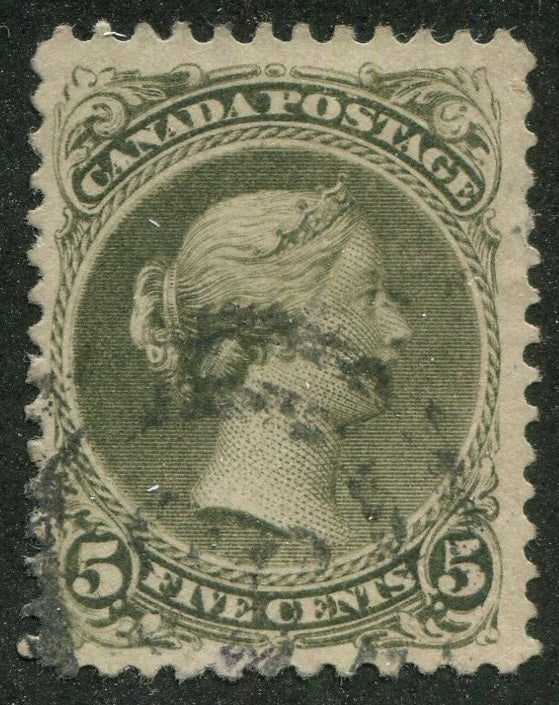0026CA2609 - Canada #26 - 2-Ring Numeral Cancel '58'