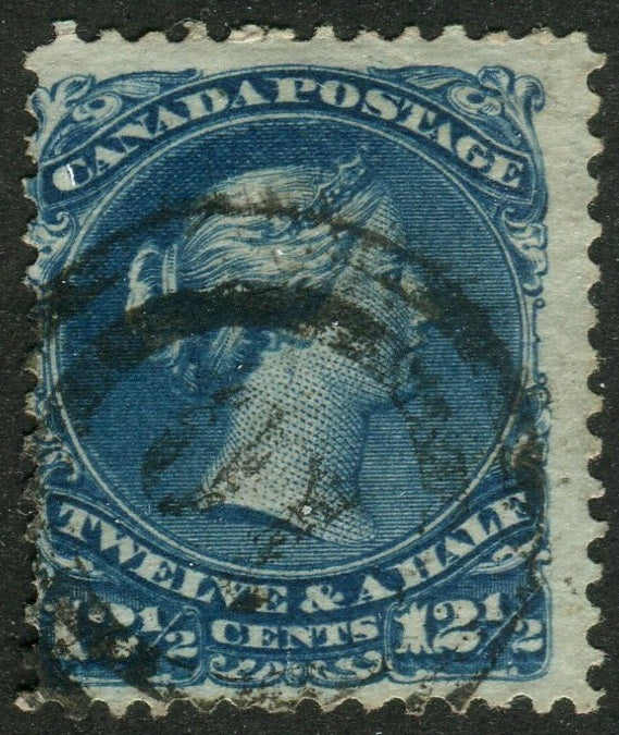 0028CA2604 - Canada #28 - 2-Ring Numeral Cancel '10'