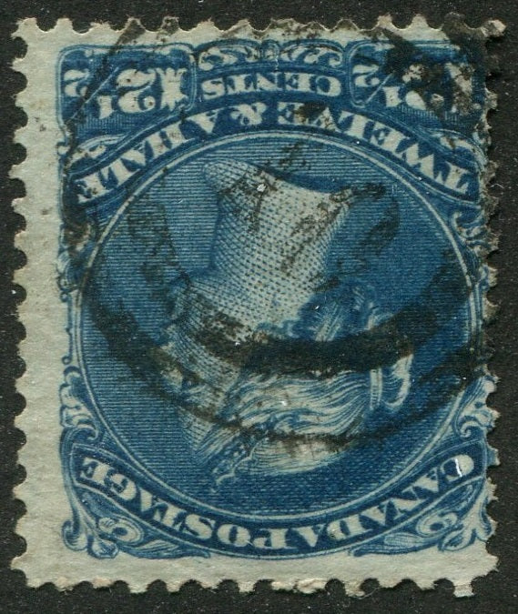 0028CA2604 - Canada #28 - 2-Ring Numeral Cancel '10'