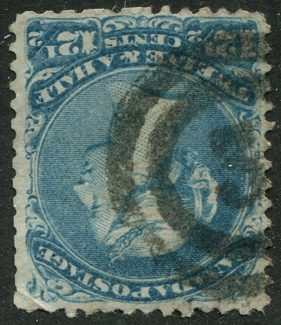 0028CA2604 - Canada #28 - 2-Ring Numeral Cancel '3'