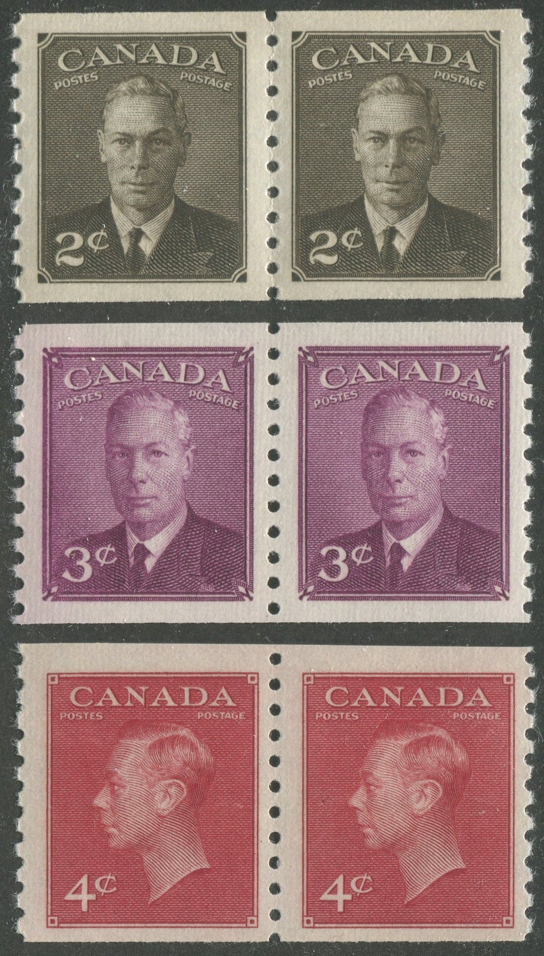 0298CA2510 - Canada #298, 299, 300 Pairs