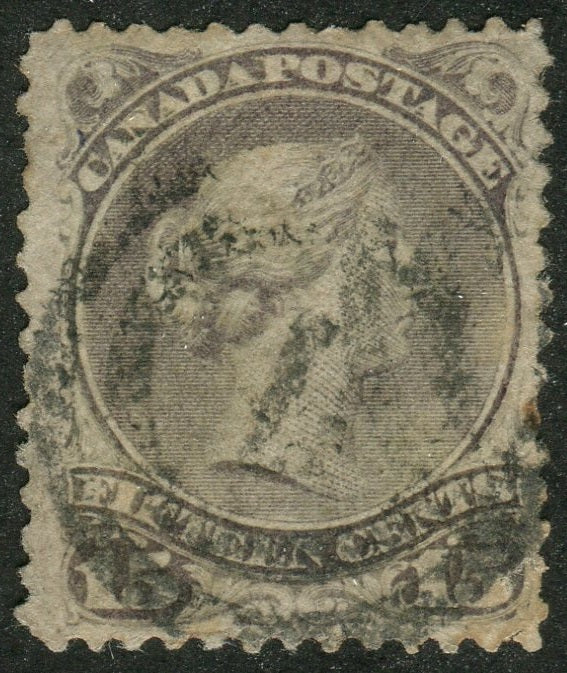 0030CA2609 - Canada #30 - 2-Ring Numeral Cancel '7'