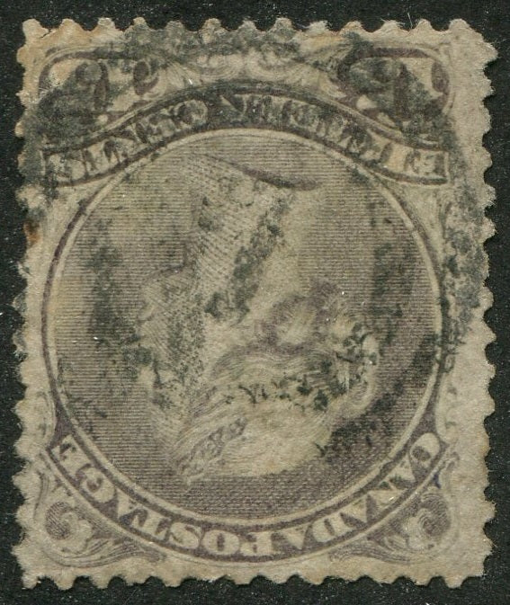 0030CA2609 - Canada #30 - 2-Ring Numeral Cancel '7'