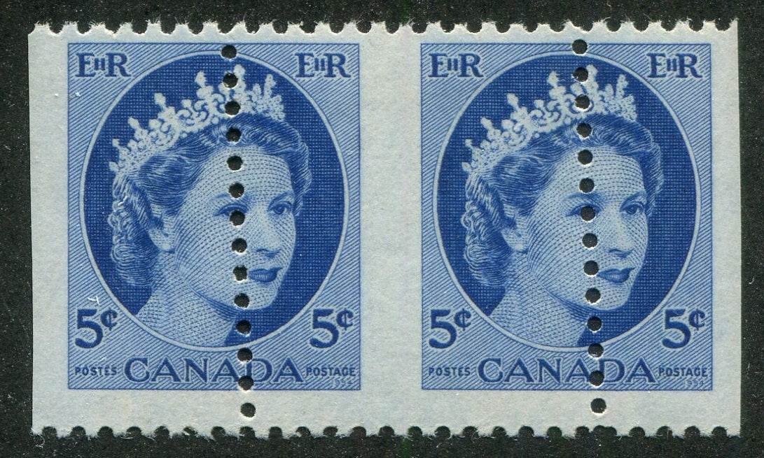 0341CA2609 - Canada #341 - Mint Misperf Pair
