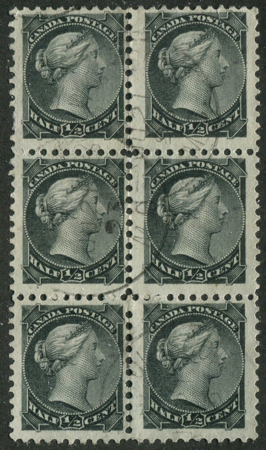 0034CA2603 - Canada #34 Block of 6