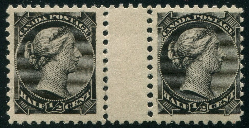 0034CA2502 - Canada #34iii - Mint Gutter Pair