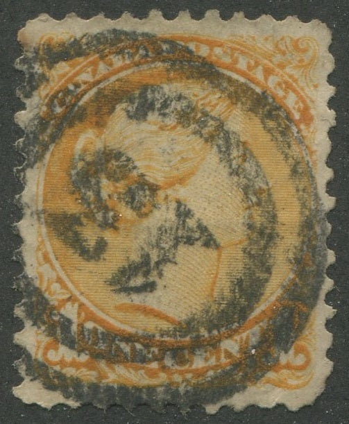 0035CA2311 - Canada #35, 2-Ring Numeral Cancel &#39;13&#39;