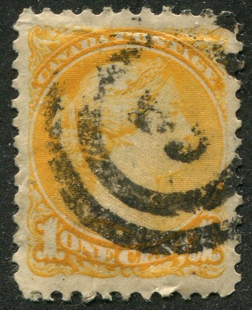 0035CA2604 - Canada #35 - 2-Ring Numeral Cancel '3'