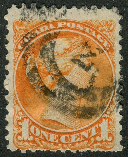 0035CA2604 - Canada #35 - 2-Ring Numeral Cancel '3'